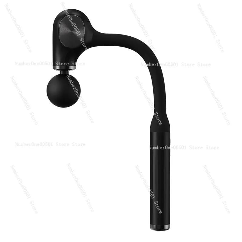 Electric headband with extended arm, silent muscle massager with brushless motor
