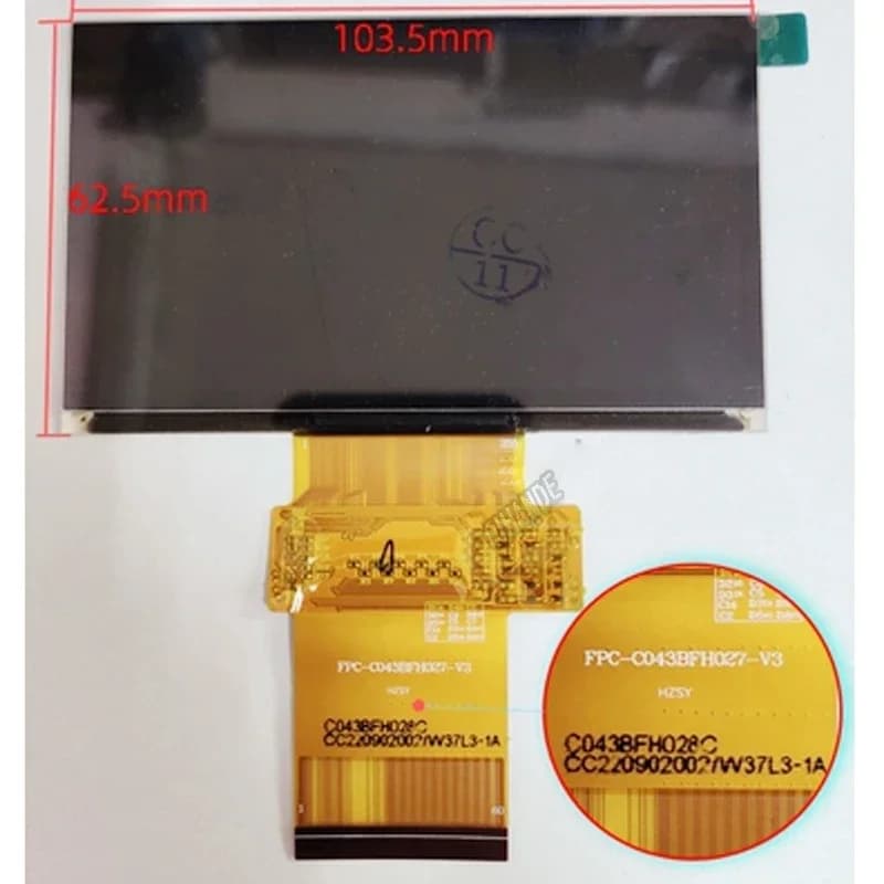 4.3 pollici FPC-C043BFH027-V2 proiettore C043BFH027 LCD 1920x1080 schermo di visualizzazione del cavo proiettore fai da te Accessori FPC-CO438FH027-V2G G