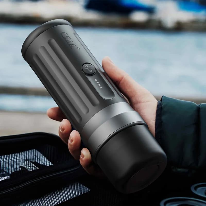 Caffettiera tascabile Nuova caffettiera portatile a capsule per birra in viaggio, campeggio all'aperto
