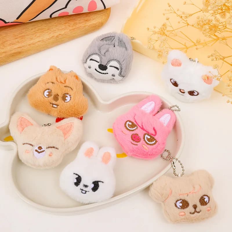 SKZOO plush keyring, keychain with animal doll shape of Stray Kids cartoons, backpack accessories, fan gifts