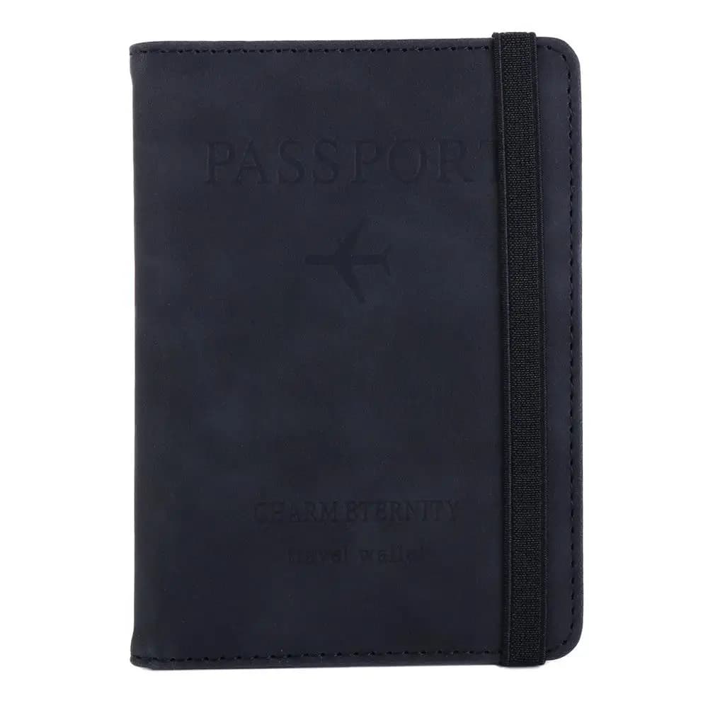 Coin Purse Wallet Document Storage Bag RFID Blocking Organizer Case Passport Book Passport Cover Wallet Case Passport Holder