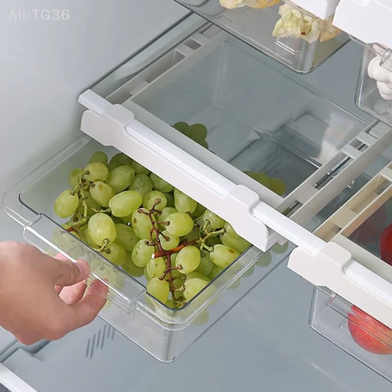 Scatola portaoggetti da cucina, organizer per la conservazione di frutta e verdura, contenitore trasparente per uova, cassetto sottolavello per frigorifero xkdae