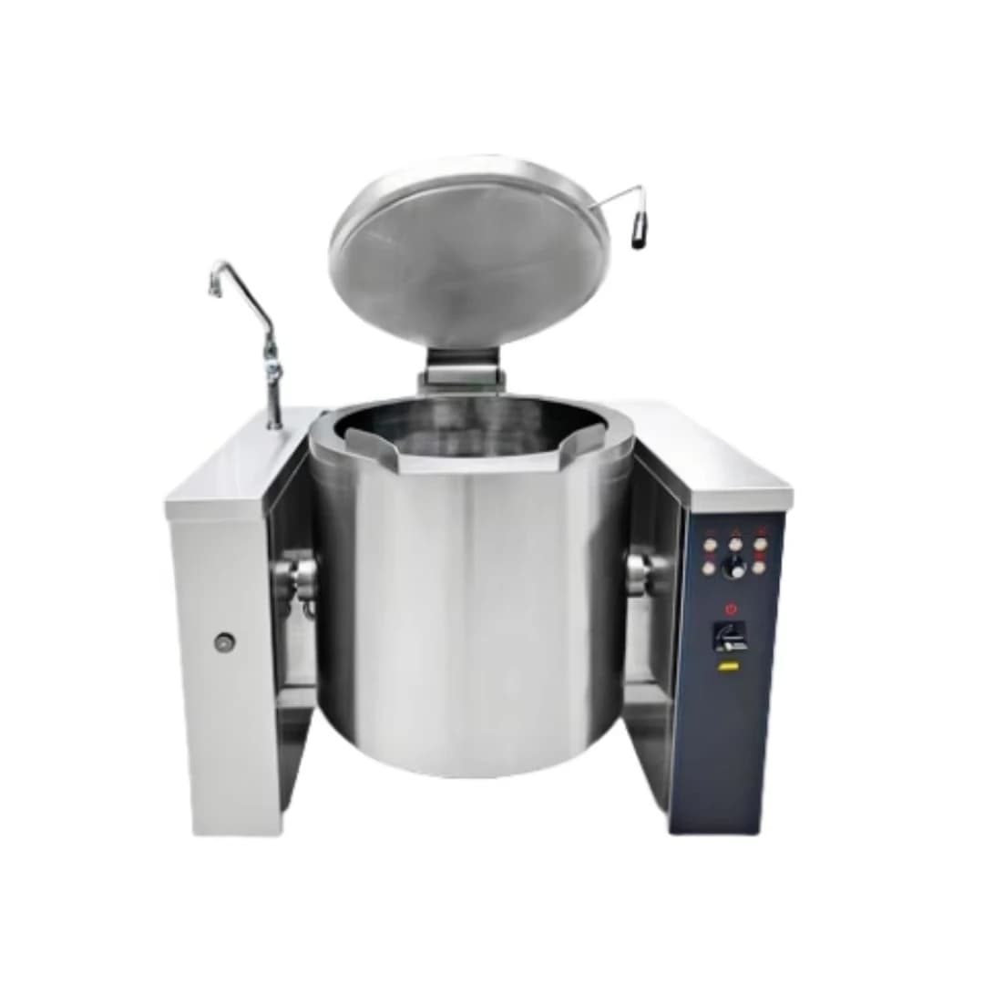 Bollitore elettrico per ristorante commerciale in acciaio inossidabile 60L-400L attrezzatura da cucina inclinabile cucina industriale per mensa