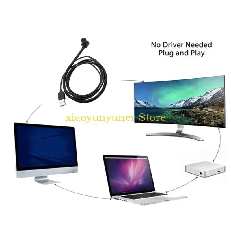 P9JB Videocamera USB globale Risoluzione 2MP 720P Ingrandimento coerente Ricerca riunioni