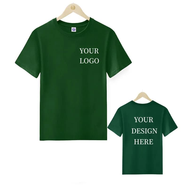 Custom Print Logo T Shirt Men Women's Top Cotton T-shirts Make Your Design Photos Shirts Team Workwear