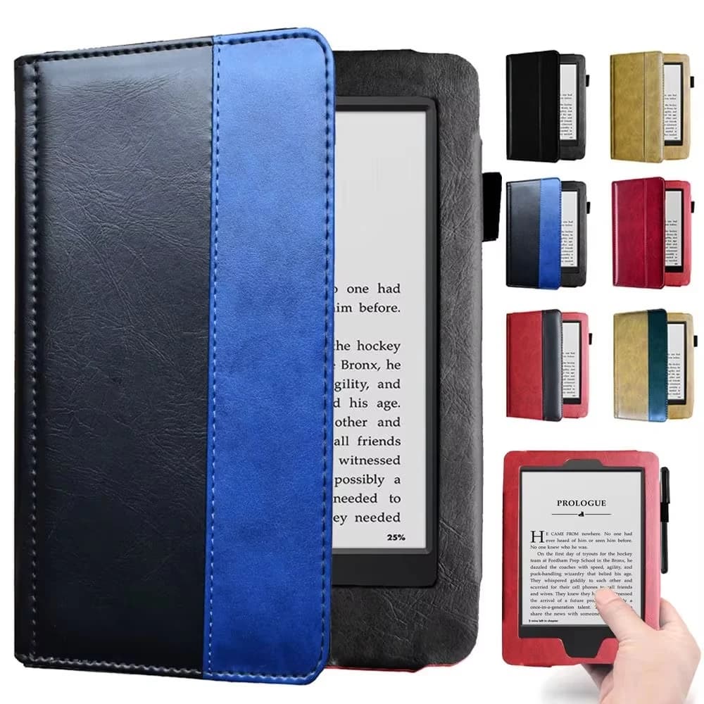 Custodia per Amazon Kindle Touch D01200, Cover Protettiva Leggera e Sottile in Pelle Antiurto per Kindle Touch 4a Generazione 2021