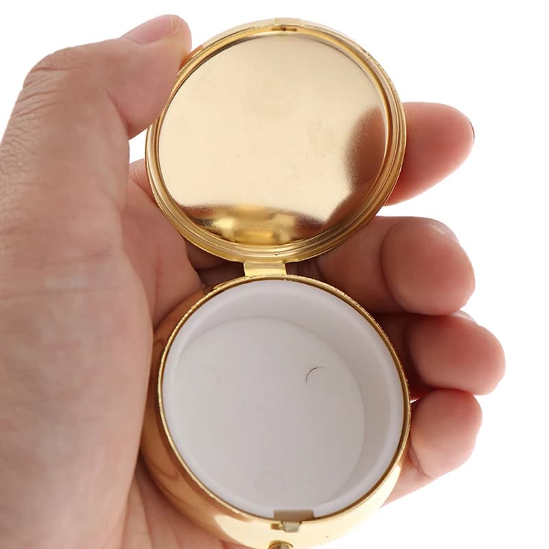 1PC Portable Travel Metal Pills For Health Convenient Storage Box Vitamin Splitter Candle Box For Medicines