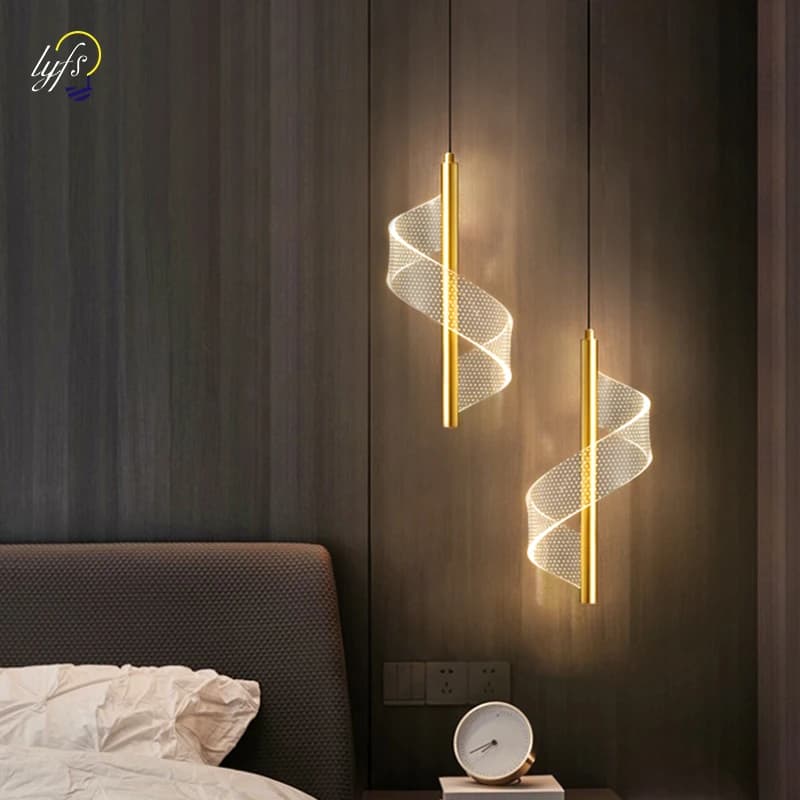 Suspension lamps LED Nordic lighting for interior hanging lamp for home bedside table decoration dining tables corridor modern light