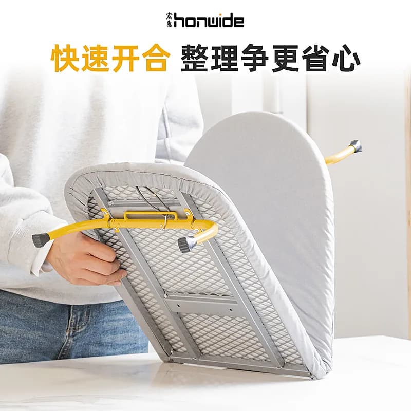 Home Ironing Station Folding Ironing Board for Desktop Use Compact Hanging Storage Design Easy Storage & Portable Ironing Board