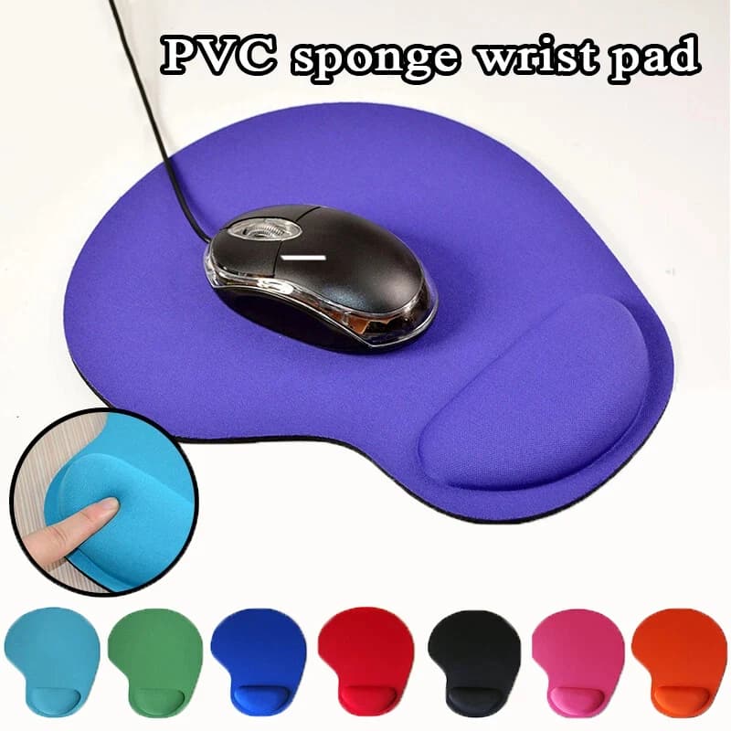 Tappetino per mouse con supporto per polso, tappetino per mouse da gioco, tappetino per mouse antiscivolo, tappetino per mouse morbido per computer desktop e laptop da ufficio