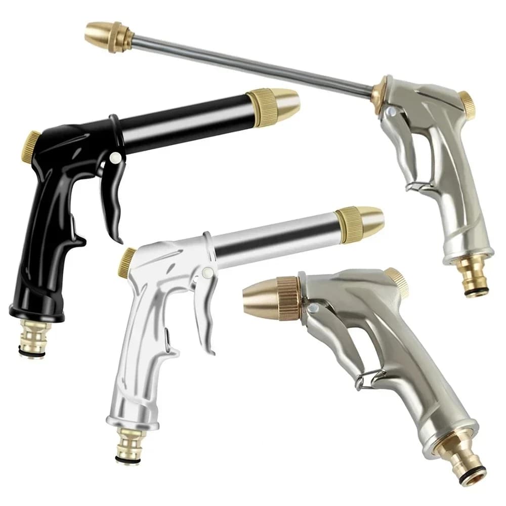 High Pressure Portable Water Gun Adjustable For Metal Cleaning Machine For Car Washing Machine Garden Irrigation Pipe Water Gun Foam For Sprinkler