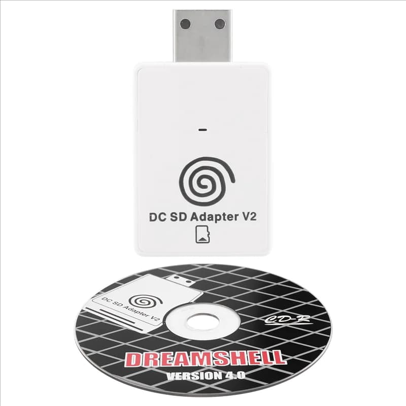 Lettore adattatore scheda ABKI-Dc Sd Tf V2 per Sega Dreamcast En Cd con caricatore di avvio Dreamshell