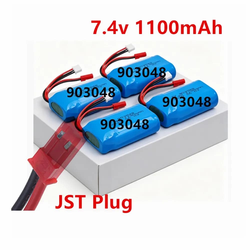 For Wltoys A949 A959 A969 A979 K929 1/18 Rc Car LiPo Battery 7.4V 1100mah 25c A949 27 Part for Wltoys RC Car Part