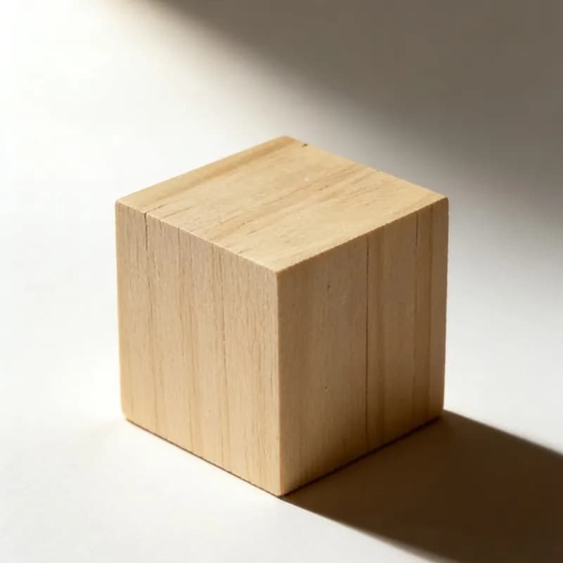 51 blocchetti di legno bianchi da 2,5x2,5 cm, lisci, per cubi fotografici e stampa