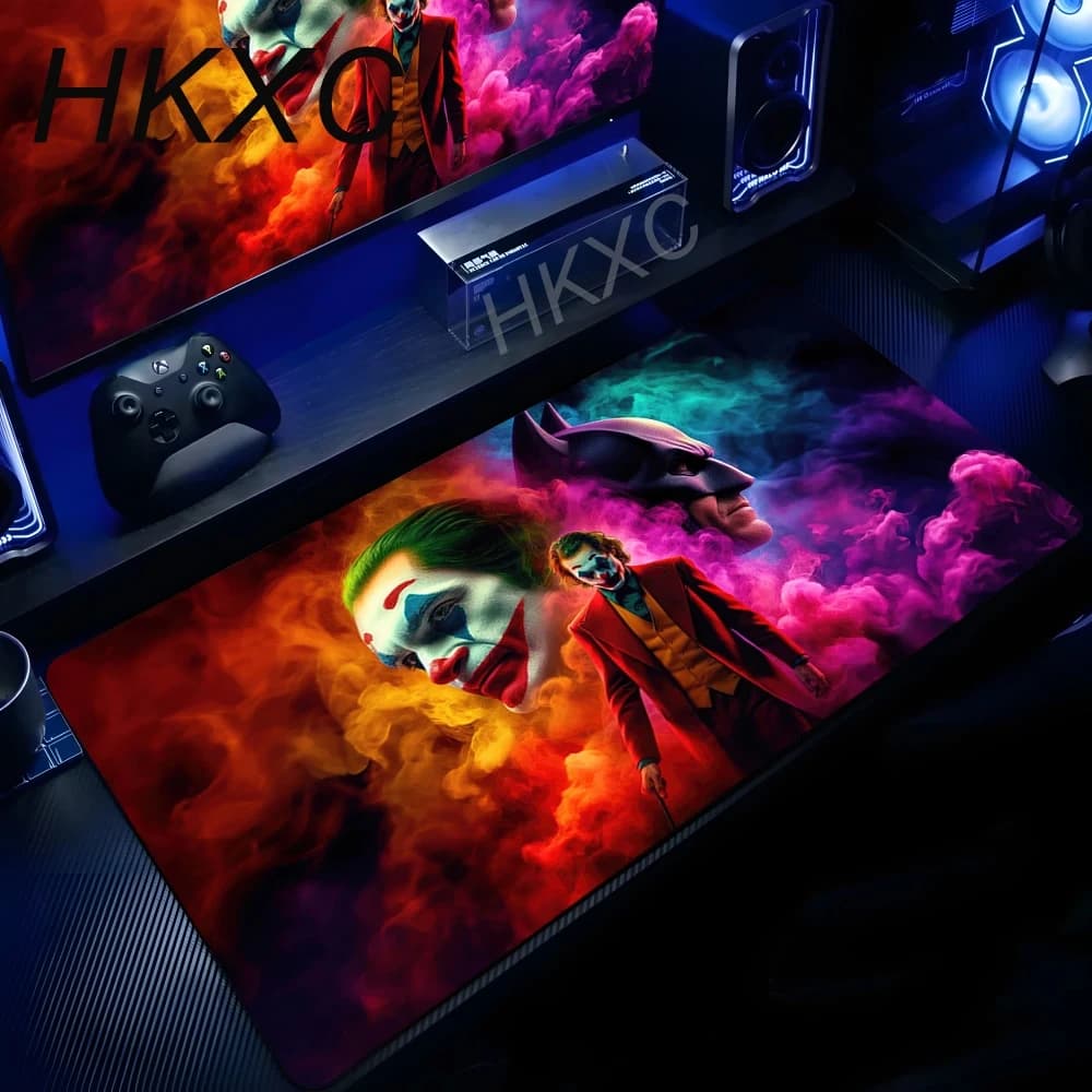 Accessori per il gaming Tappetino antiscivolo in gomma J-Joker Mouse Pad Gamer Deskmat Tappetini per tastiera Armadietti per tastiera Laptop Articoli per PC Mausepad Xxl