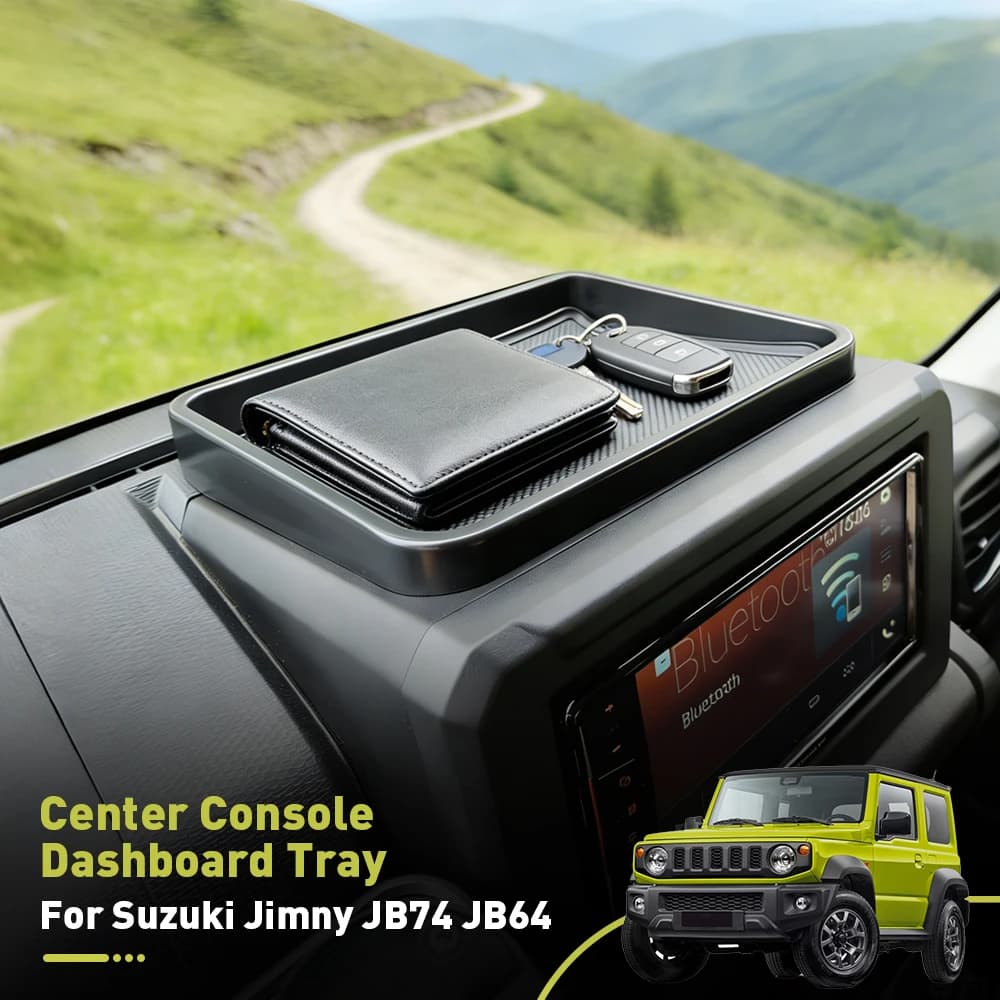 Per Suzuki Jimny JB74 JB64 Cruscotto Organizer Box ABS Console Centrale Dash Vassoio di Immagazzinaggio Per Jimny JB64 2019-2025