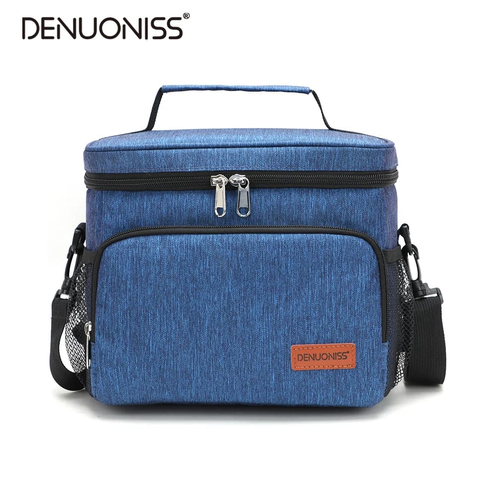 DENUONISS borsa da pranzo portatile per ufficio borsa termica impermeabile Tote Cooler borsa termica isolata per contenitore da pranzo per alimenti Bento Pouch