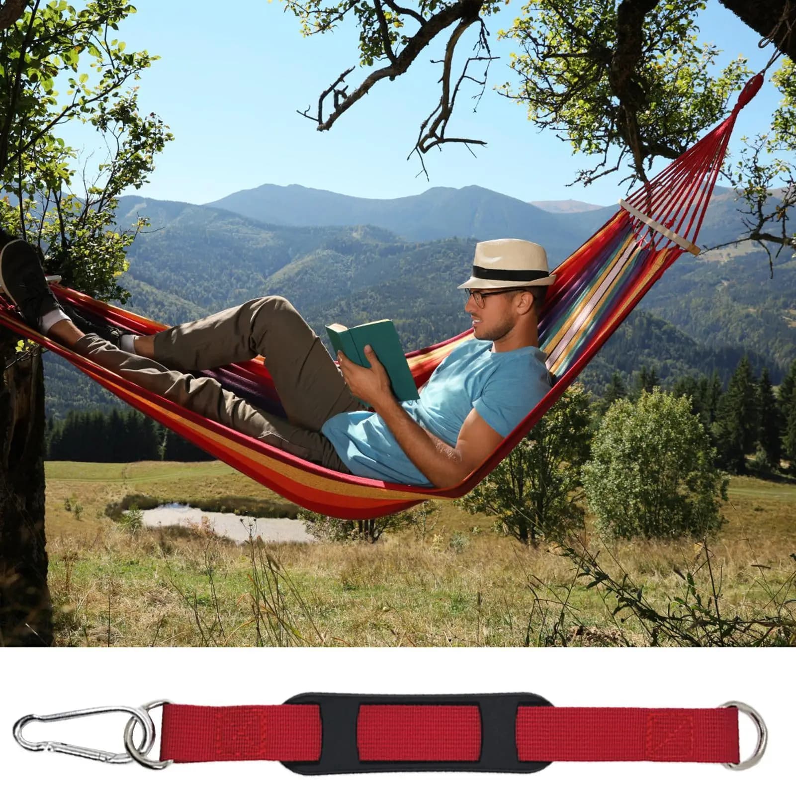 Boxing bag strap with hook Strong sand bag Swinging bag for swinging bag Support for hammock Fitness training equipment for porch Courtyard Living room