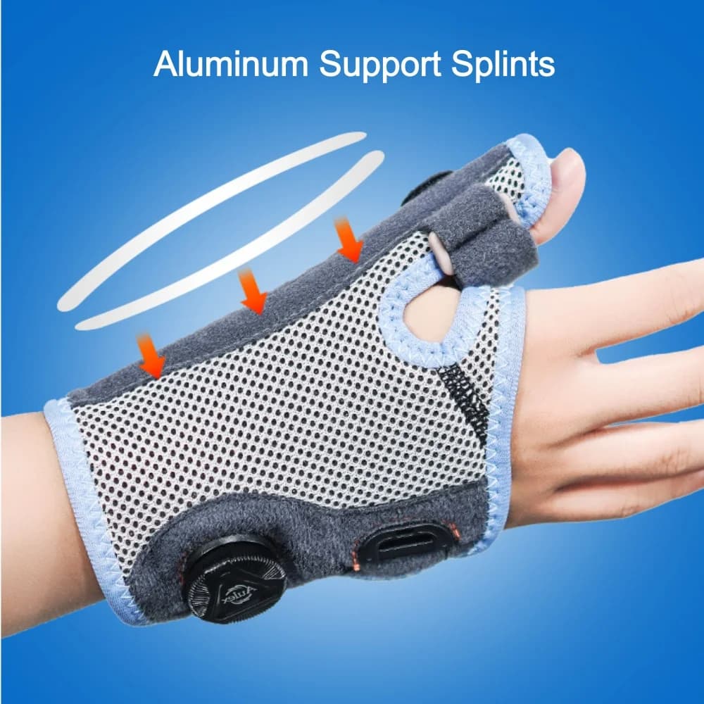 Supporto per Polso con Regolazione a Manopola per Sindrome del Tunnel Carpale, Tendinite, Artrite, Dolori e Distorsioni, Tutore Notturno per il Polso
