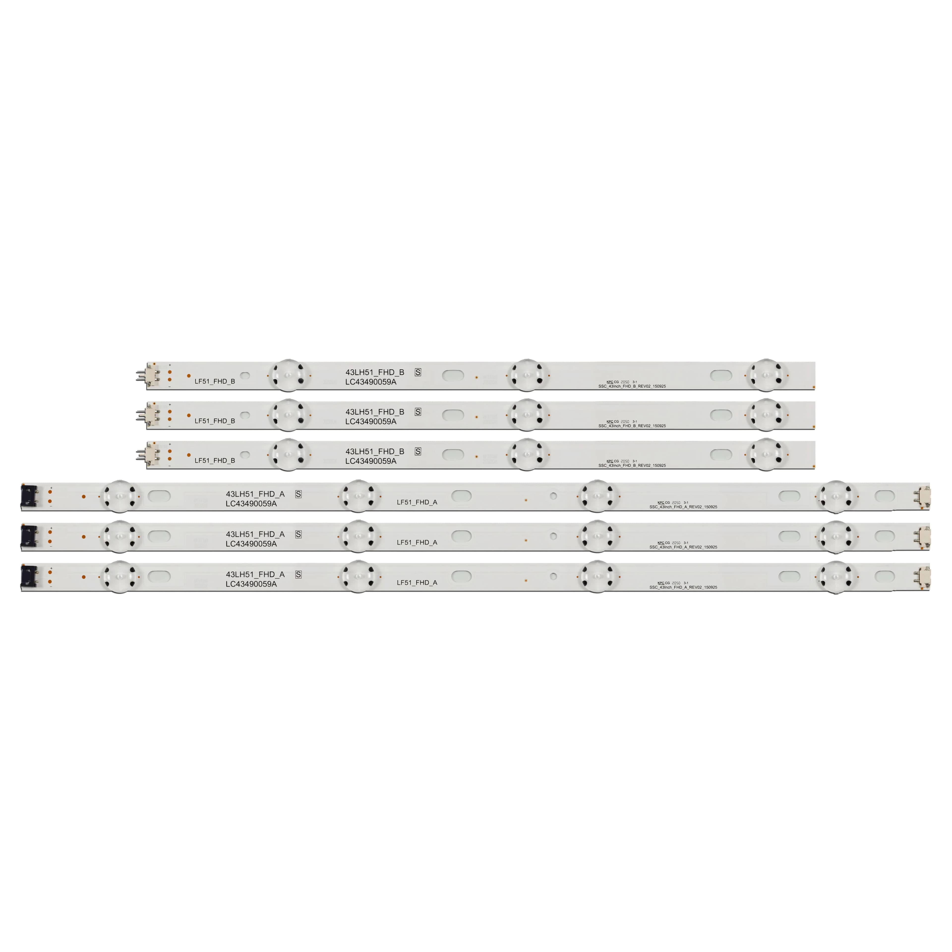 LED Backlight Strip for Innotek 17Y 43 inch Type A LC43490059A LC43490058A 43UJ635V 43UK6300PLB 43UJ651V 43UJ561V 43UJ675V