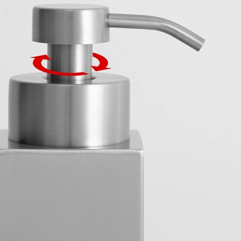 Bottiglie di erogazione Dispenser di sapone in acciaio inossidabile 304 Dispenser di gel doccia Bottiglia Shampoo Schiuma Schiuma