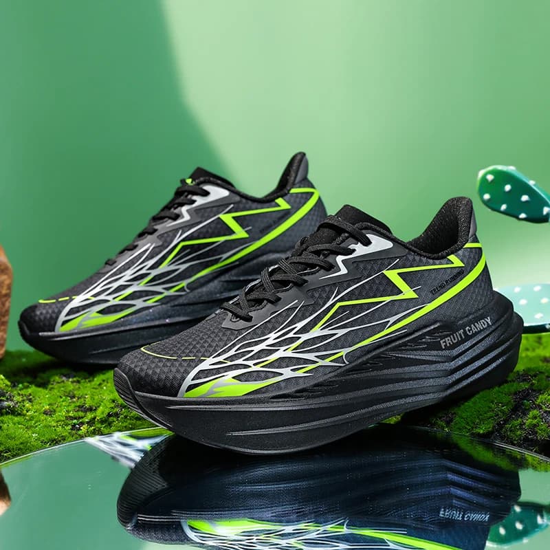 Nuove Scarpe Sportive Casual da Uomo 2026, Sneakers da Corsa Traspiranti con Strisce Sfumate e Assorbimento degli Urti