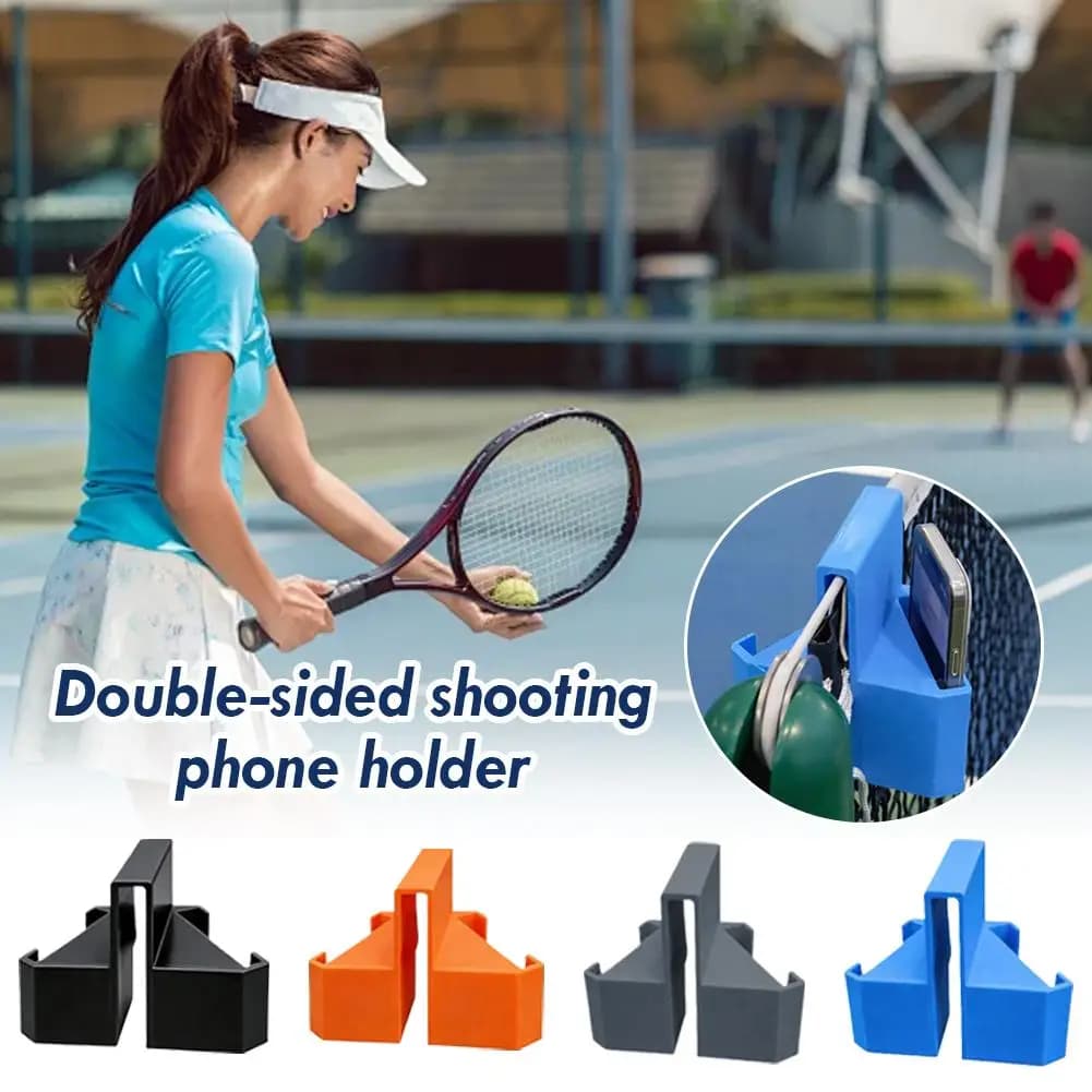 Supporto per telefono a forma di palla da tennis a doppia faccia, accessorio creativo per riprese, vlog, selfie, live streaming, mini supporto elettronico per telefono a mani libere