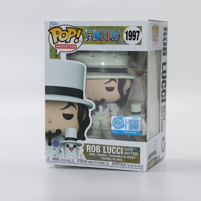 Originale Funko Pop One Piece Series Action Figure Rob Lucci con Hattori Anime Figureine Modello Giocattoli Ragazzi Regalo Statua Decorazione bambola