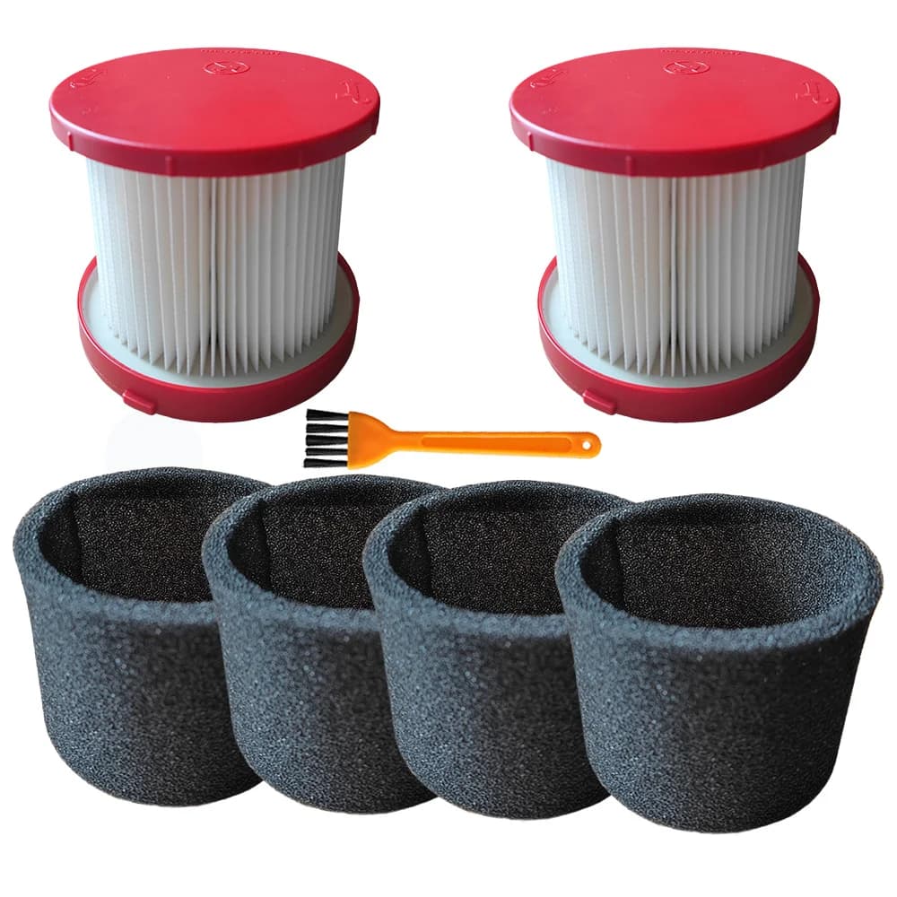 49-90-1900 Filtro HEPA Filtri a manicotto in schiuma di ricambio per aspirapolvere Milwaukee Cordless M18 0780-20 0880-20 Parti accessorie del filtro