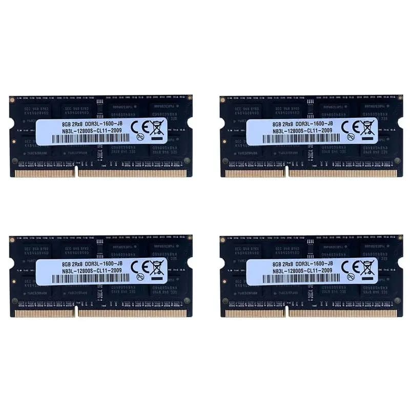 X64A-4X DDR3 8GB Laptop Ram Memory 1600Mhz PC3-12800 1.35V 204 Pins SODIMM Support Dual Channel For AMD Laptop Memory