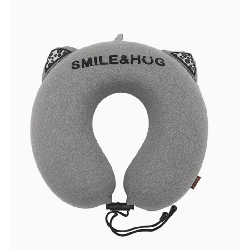 Cuscino da viaggio per il collo, stampa all-over, in memory foam, accessori da viaggio per aereo, auto e ufficio, comodo e traspirante - per bambini