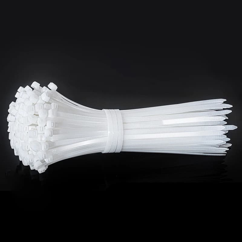 Nylon cable ties, self-locking plastic cable ties, durable, tough and strong fixed cable ties