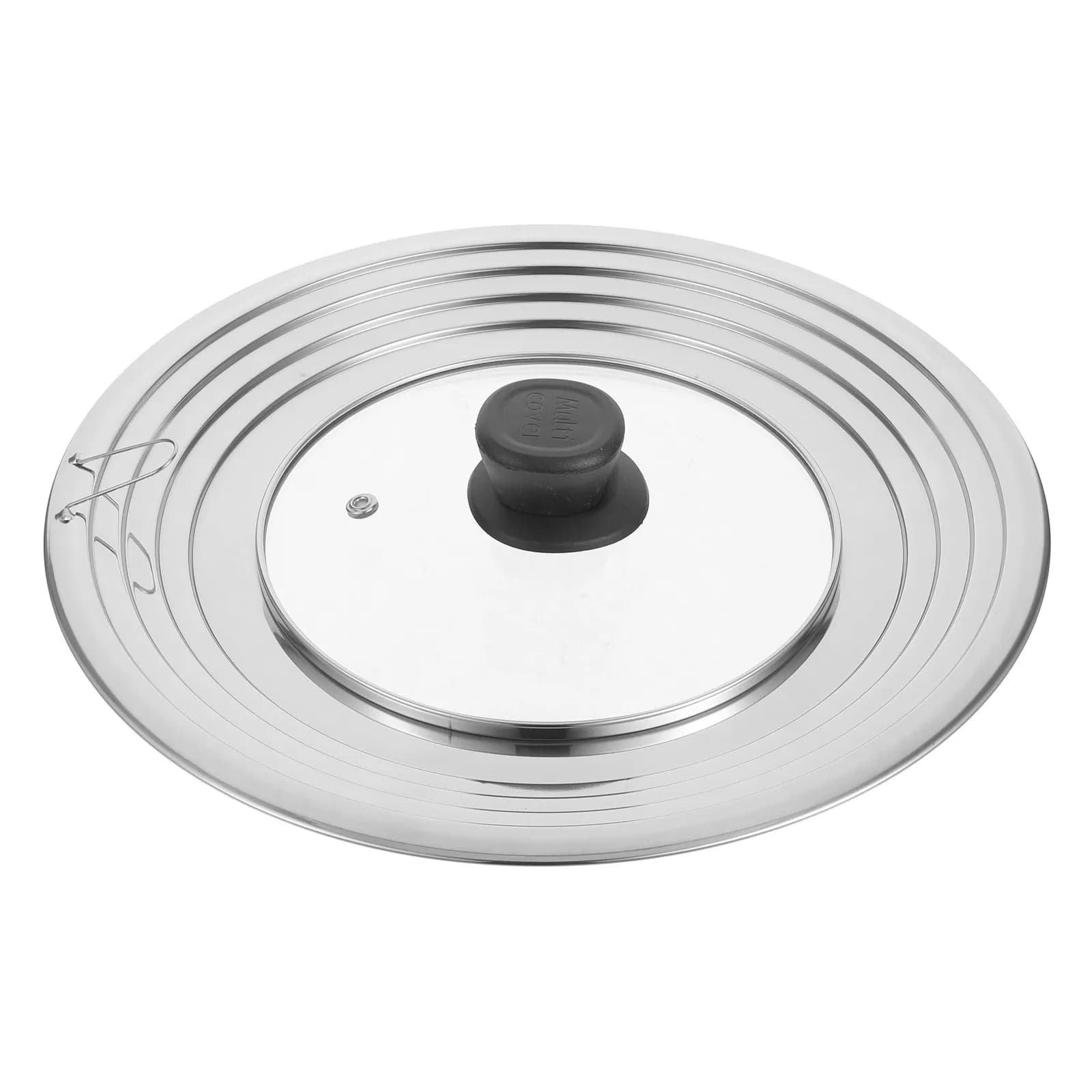 Coperchio in Vetro per Pentole con Manico Rinforzato, Coperchio Visibile per Padelle, Utensile da Cucina Multifunzione, Sicuro e Anti-Trabocco