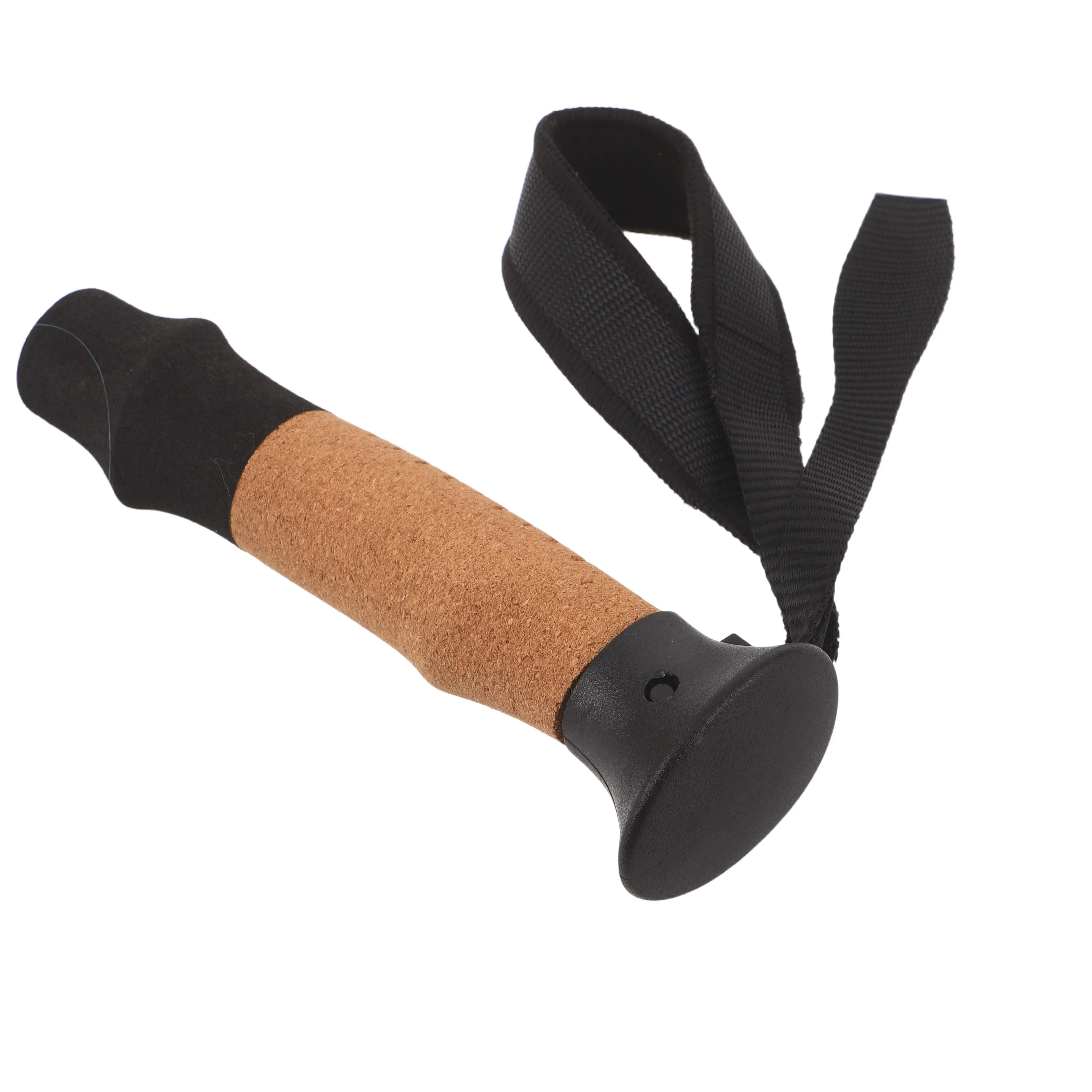 Impugnatura Ergonomica in Sughero e Plastica per Bastone da Passeggio con Cinturino da Polso, Compatibile con Bastoni da Trekking, Bastoni da Arrampicata e Canne da Escursionismo