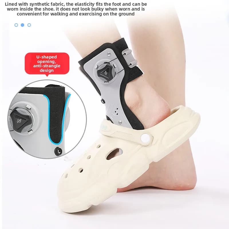 Ortesi per tutore per piede cadente AFO AFOs Supporto per caviglia con comodo airbag gonfiabile per scarpe da corsa per emiplegia che camminano