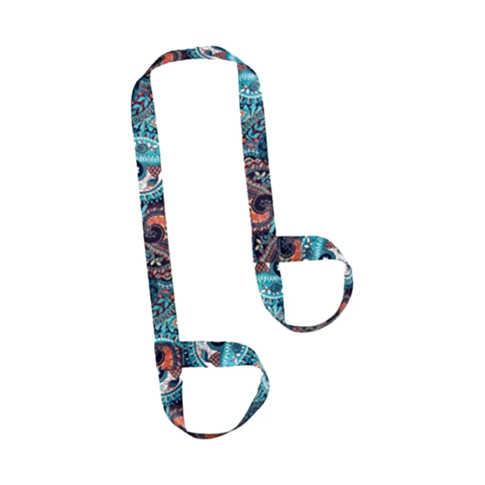 Multipurpose Yoga Carry Strap Adjustable Polyester Mat Holder Elastic Stretch Band for Pilates and Fitness