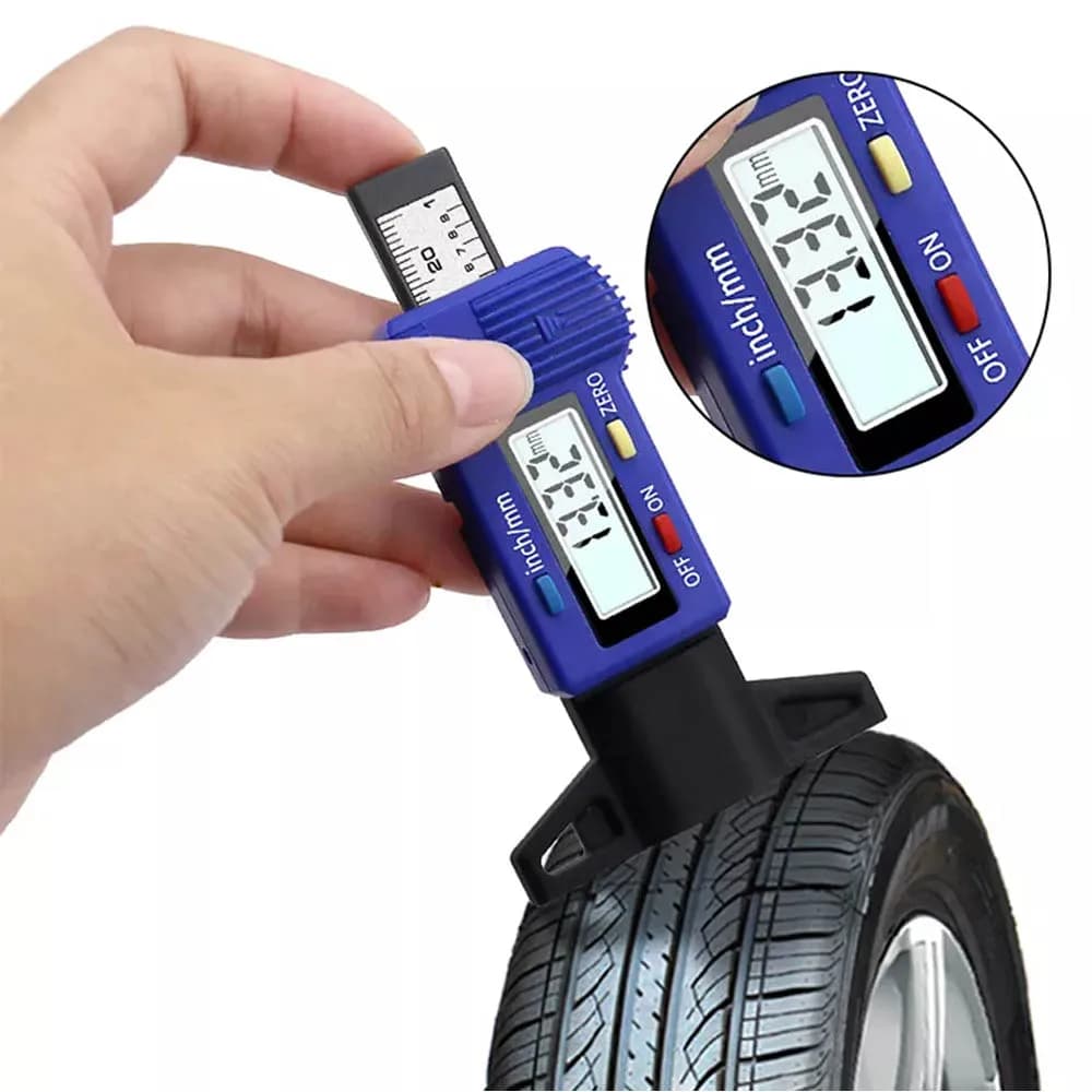 Digital Calibers for Car Tire Thickness Depth Meter for Automated Tyre tread monitoring Measuring clamp tool for tyre wear detection