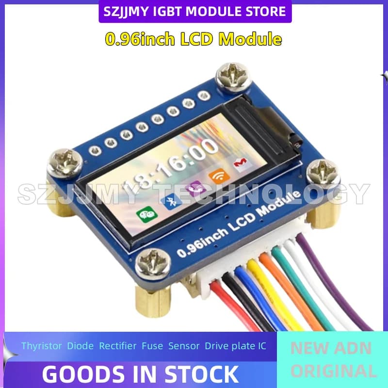 0,96 inch LCD Color Expansion Card Module IPS Screen Interface SPI Compatible with Arduino/Raspberry Pi 4B