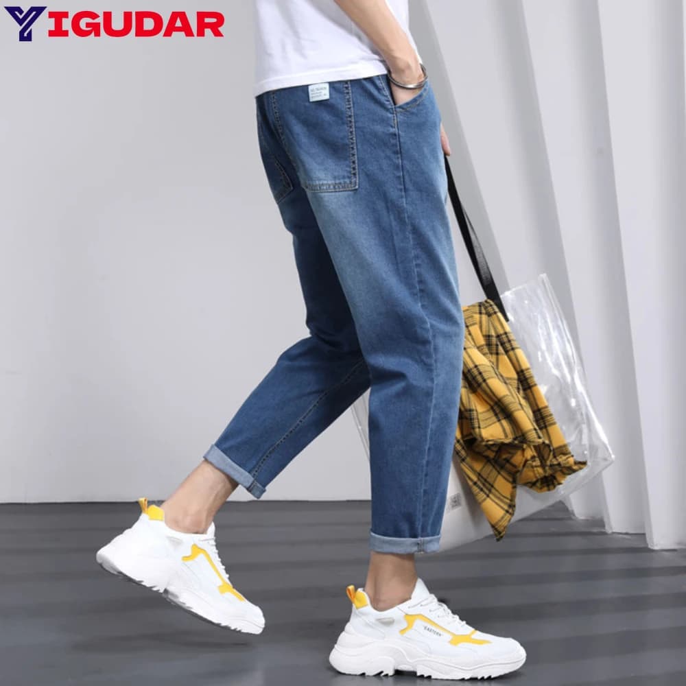 Man Jeans Male Trousers Simple Design High Quality Cozy All-match Students Daily Casual Korean Fashion Ulzzang pants man