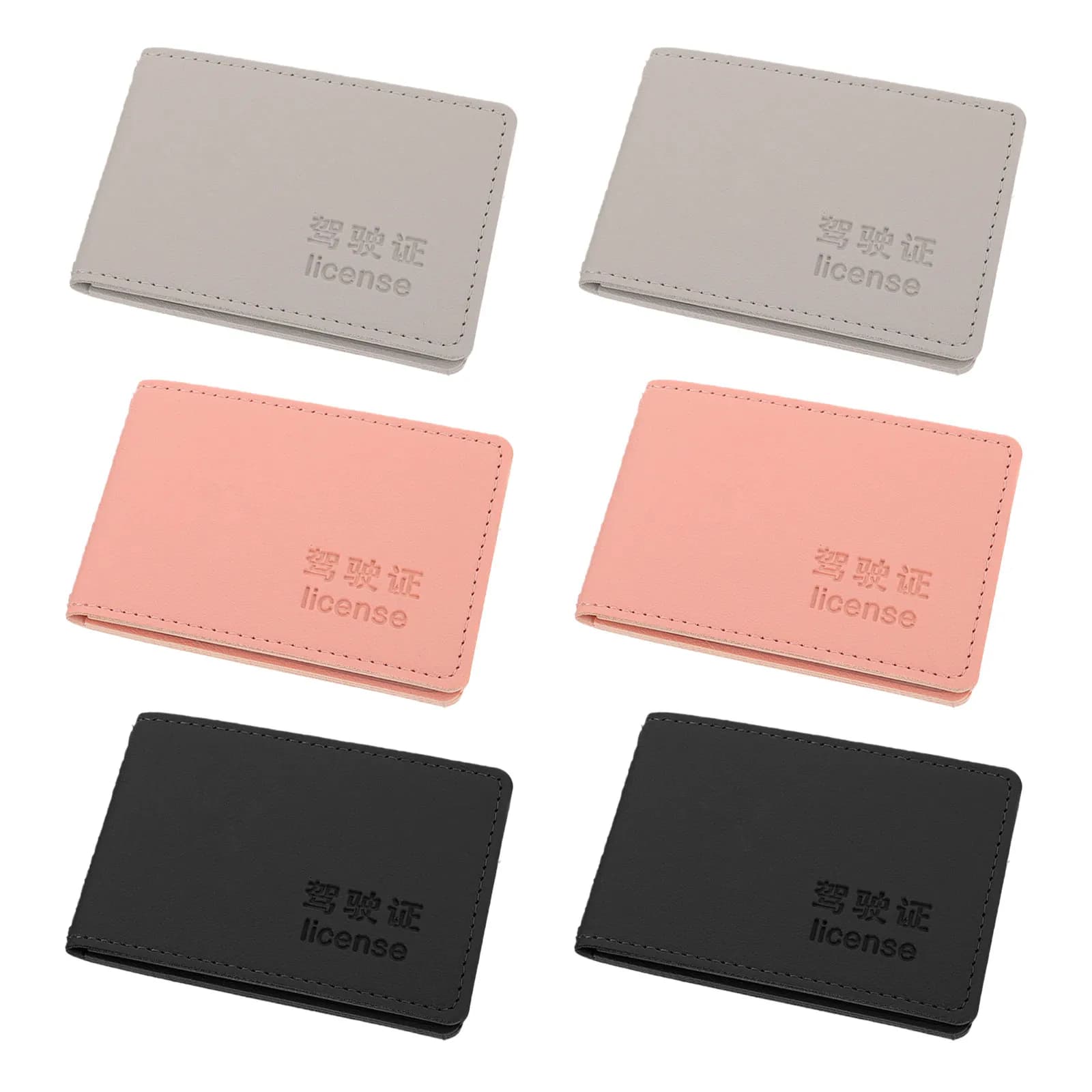 6Pcs Driving License Card Holder Car Document Organizer Multi-Card Storage Slim Portable Waterproof Vehicle Registration