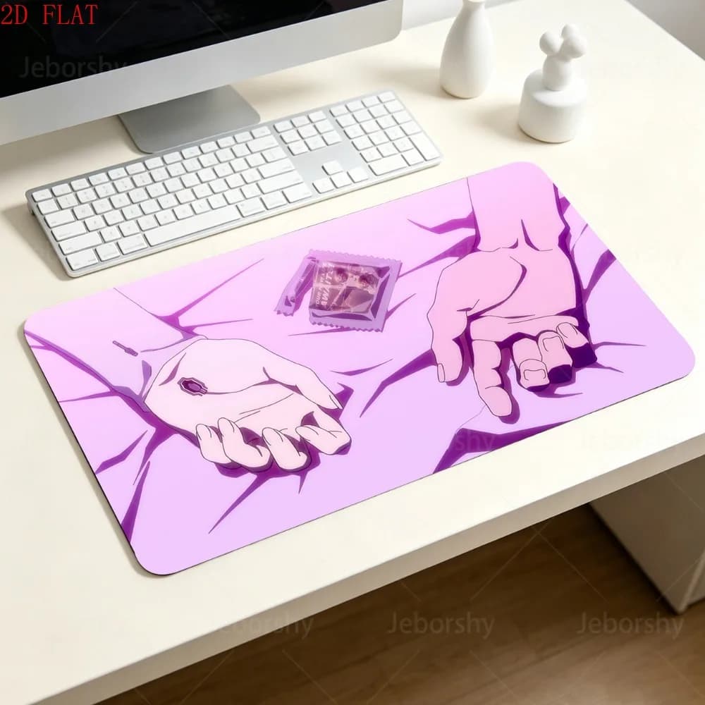 Cyberpunk Edgerunners Lucy Anime Gaming Mouse Pad Tappetino da scrivania grande antiscivolo per PC Laptop Gamer Ufficio Decorazioni per la casa Spedizione veloce