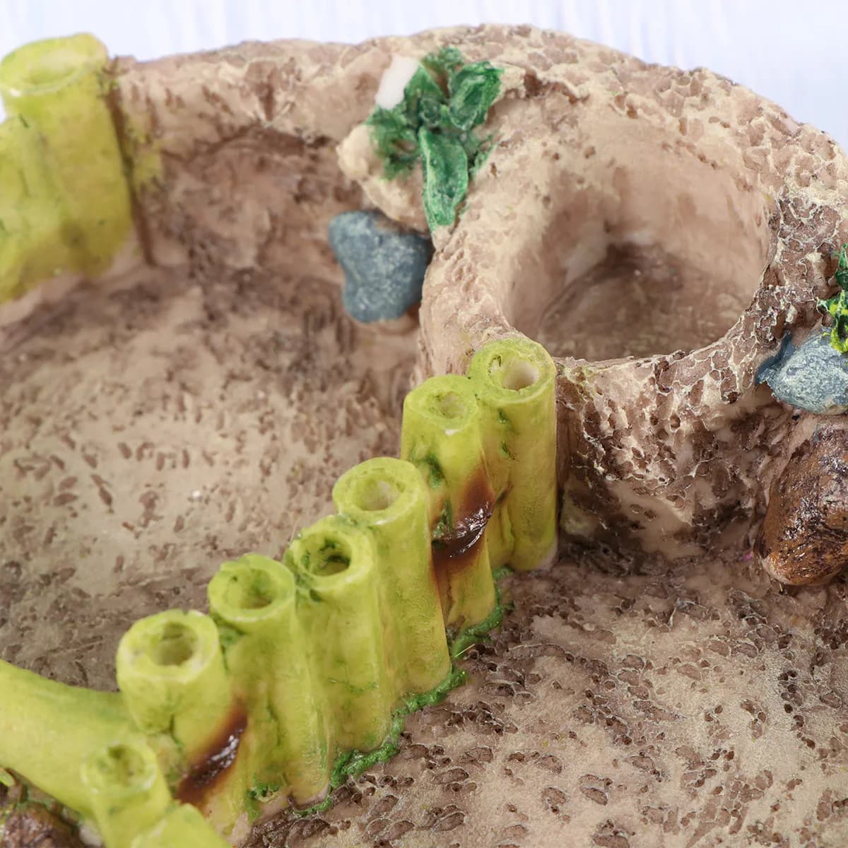 Ciotola per Alimenti Stile Cactus, Resistente ai Morsi, Facile da Pulire, Accessorio per Rettili, Tartarughe, Lucertole e Serpenti