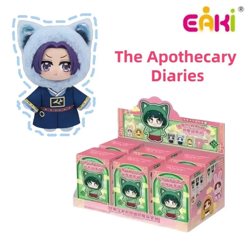 Nuova Scatola a Sorpresa Originale Eaki The Apothecary Diaries, Statuetta Ispirata al Film Mao Mao Pet Pavilion, Decorazione da Scrivania, Regalo Perfetto da Collezione