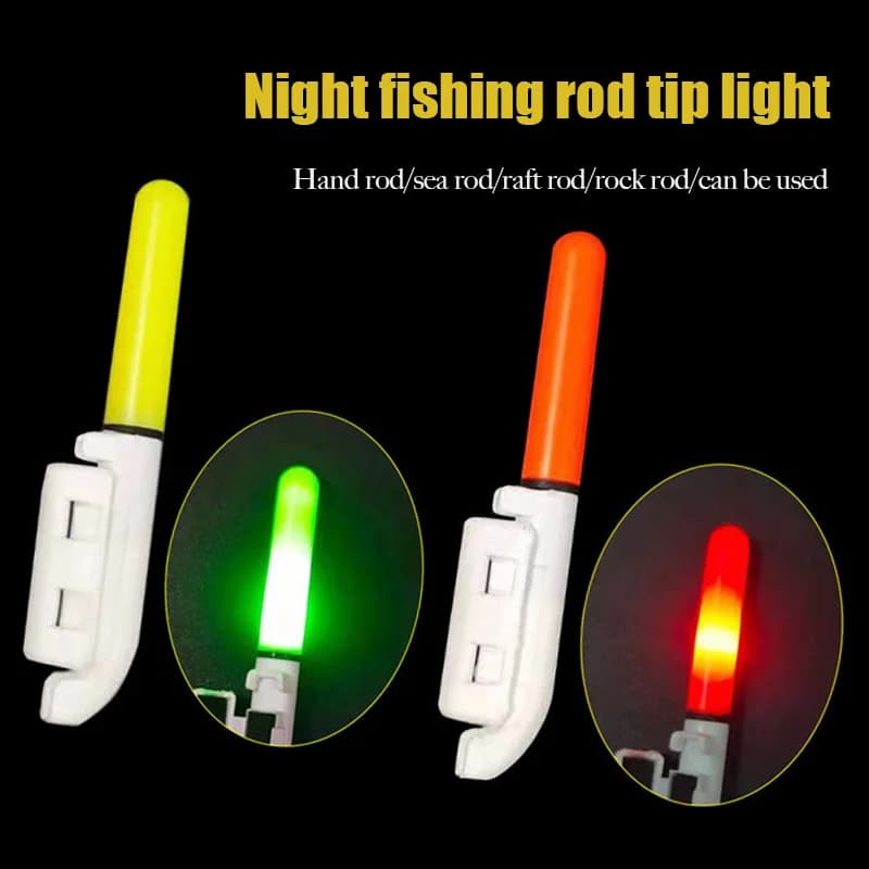 1PC Night Fishing Electronic Rod LED Light Stick Luminous Glow Waterproof Rock Fishing Float Tackle Accessories CR425 Battery
