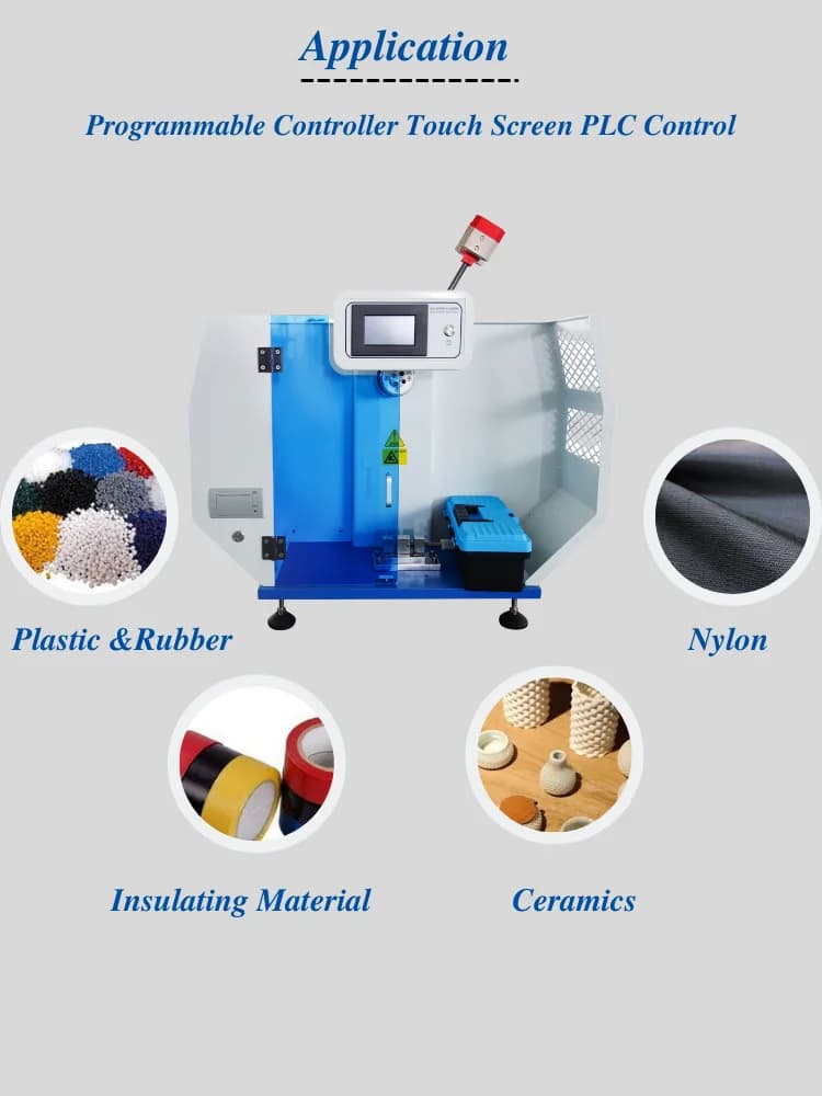 Digital Charpy Izod Impact Tester Pendulum Plastic Impact Strength Testing Machine for Laboratory ASTM D256 ISO180