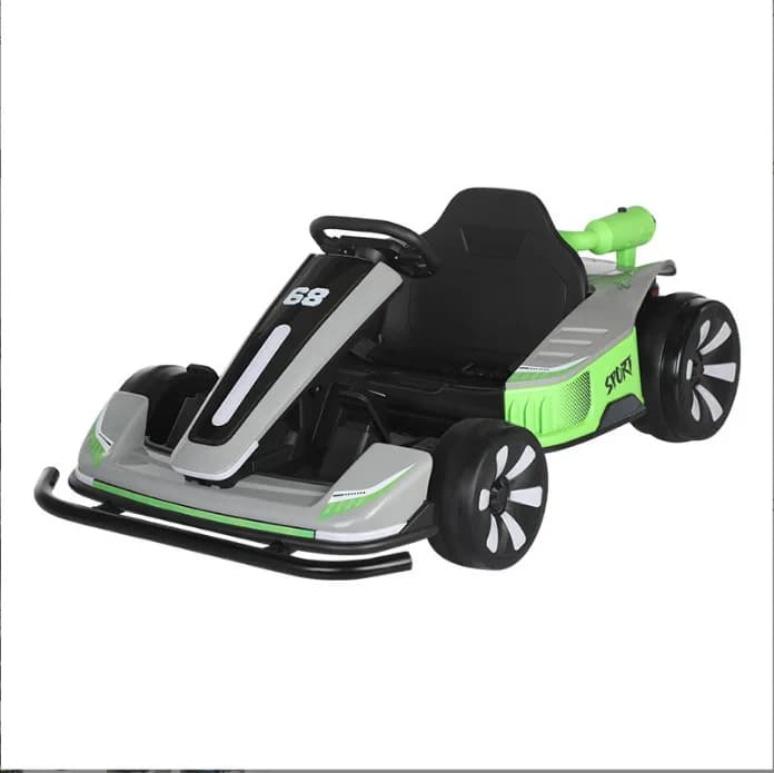 Drift kart children's electric car four-wheel electric stroller adult children adult toy car charging remote control.