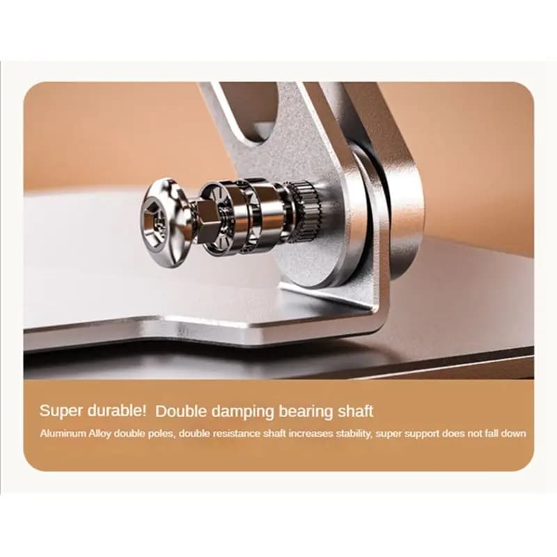 B21B Laptop Stand 360° Rotatable Notebook Holder Liftable Aluminum Alloy Stand Compatible with 14-17.3 Inch Laptop,Grey