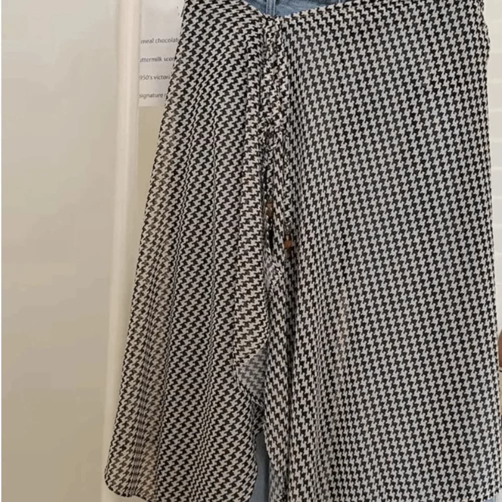 Curtain Polka Dot Fart Curtain Mesh Transparent Plaid Petticoat Skirt Lace-up Midi Dress Y2K