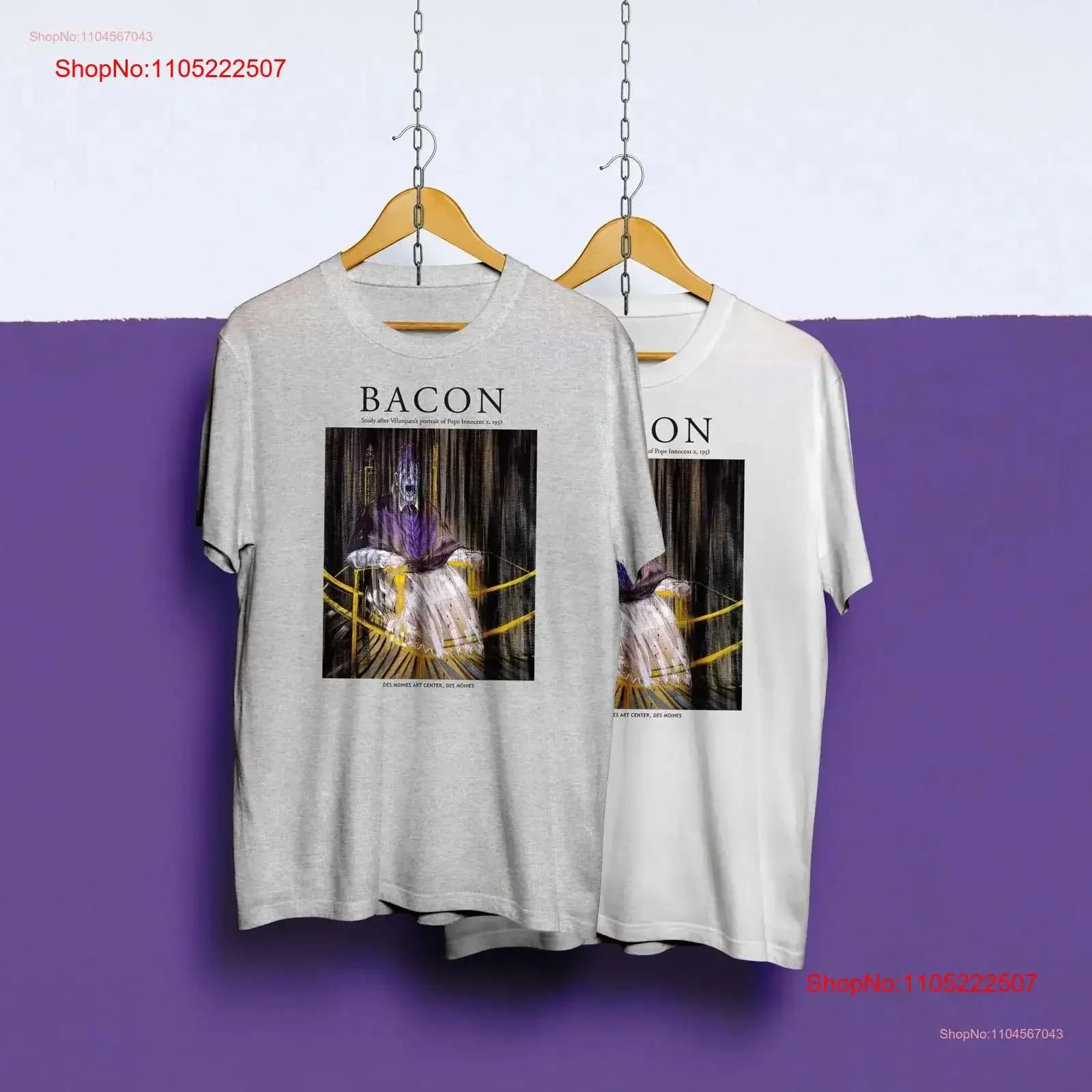 Maglietta Francis Bacon Papa Innocent X Art vintage lavata Leggermente versatile moda streetwear Top da indossare tutti i giorni Morbido