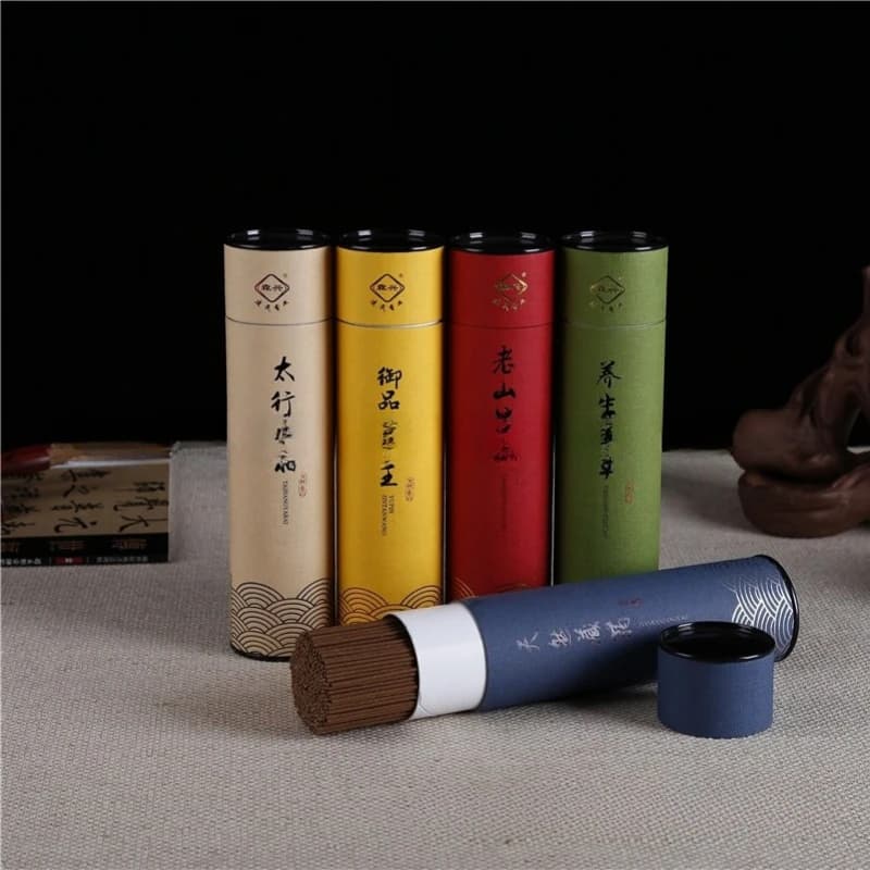 Bastoncini di incenso rotondi in legno di sandalo da 21 cm per culto, studio, meditazione, calma la mente, favorisce il sonno, elimina gli odori, bastoncini di incenso.